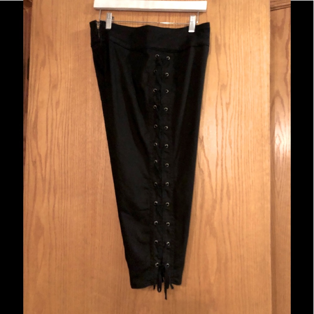 K.Jordan tie up leg capri pants